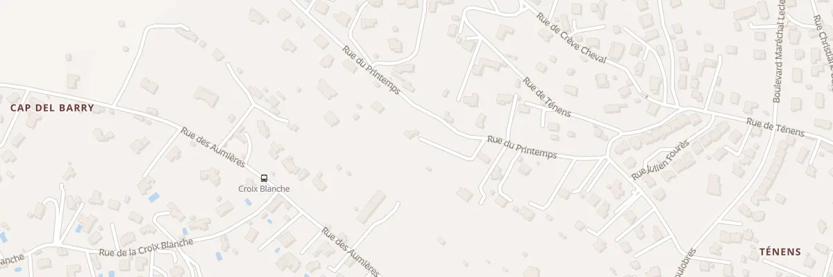 Plan du 847 Rue du Printemps à Millau