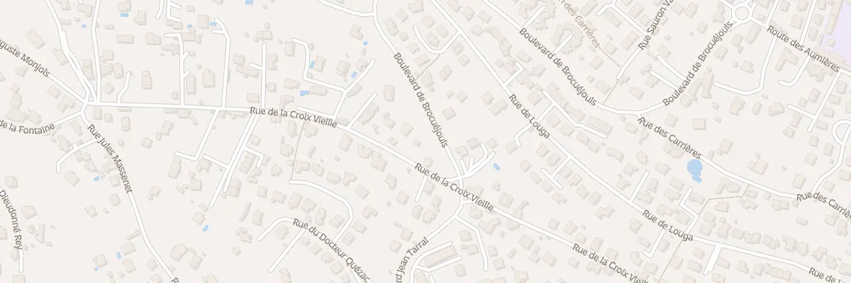 Plan du 76 Rue de la Croix Vieille à Millau