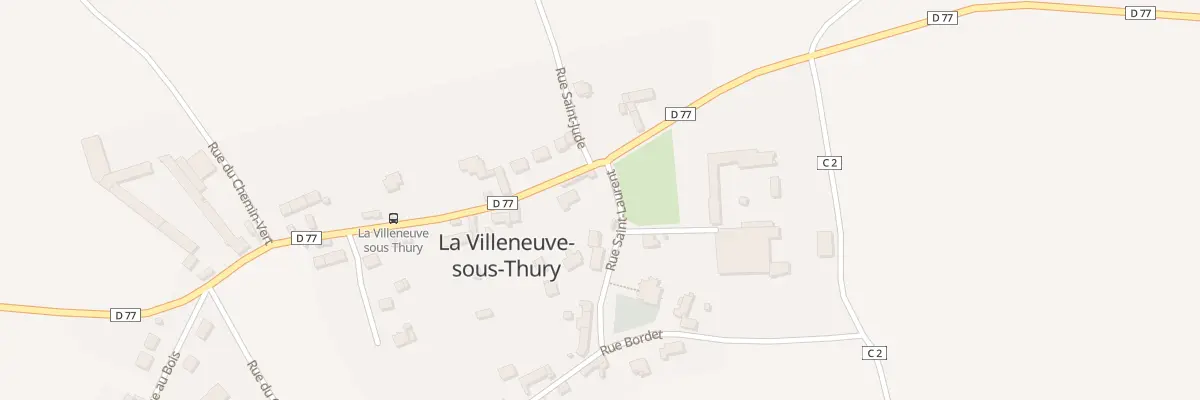 Plan du 4 Rue St Laurent à La Villeneuve-sous-Thury