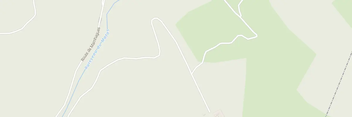 Plan du 5059A La Castagnede à Marnhagues-et-Latour