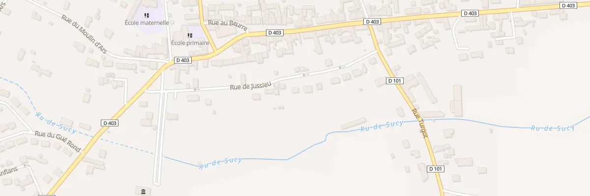 Plan du 16 Rue de Jussieu à Montigny-Lencoup