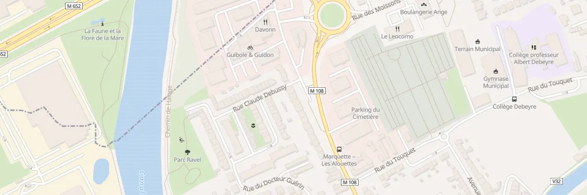 Plan du 77 Rue de Wambrechies à Marquette-lez-Lille