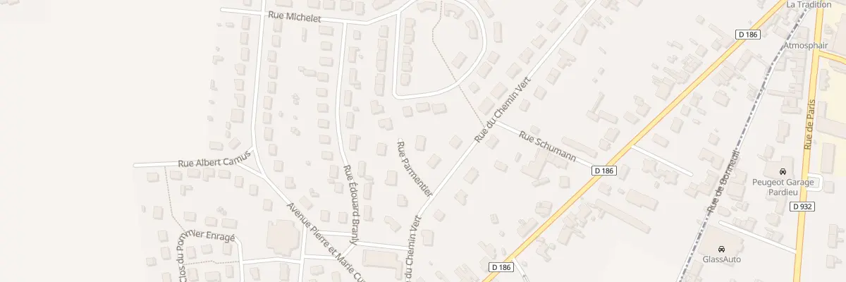 Plan du 2 Rue Parmentier à Eppeville
