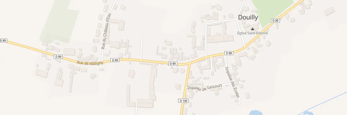 Plan du 6 Rue de Matigny à Douilly