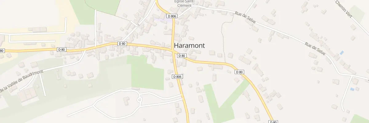 Plan du 4 Rte de Villers à Haramont