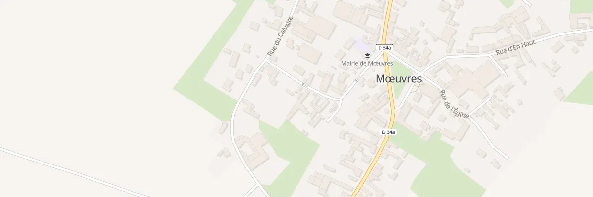 Plan du 13 Ptr La Petite Rue à Mœuvres