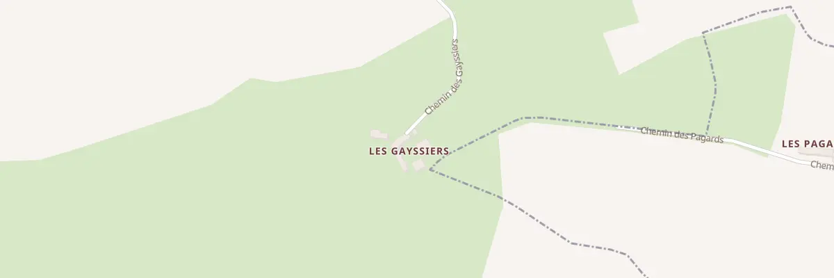 Plan du 15 Che des Gayssiers à Sussat