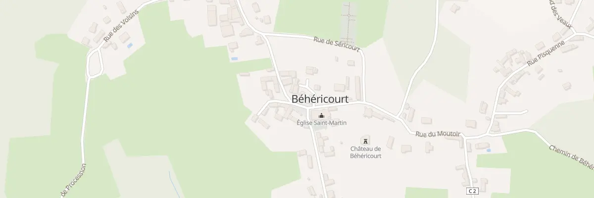 Plan du 30 Pl de l’Eglise à Béhéricourt