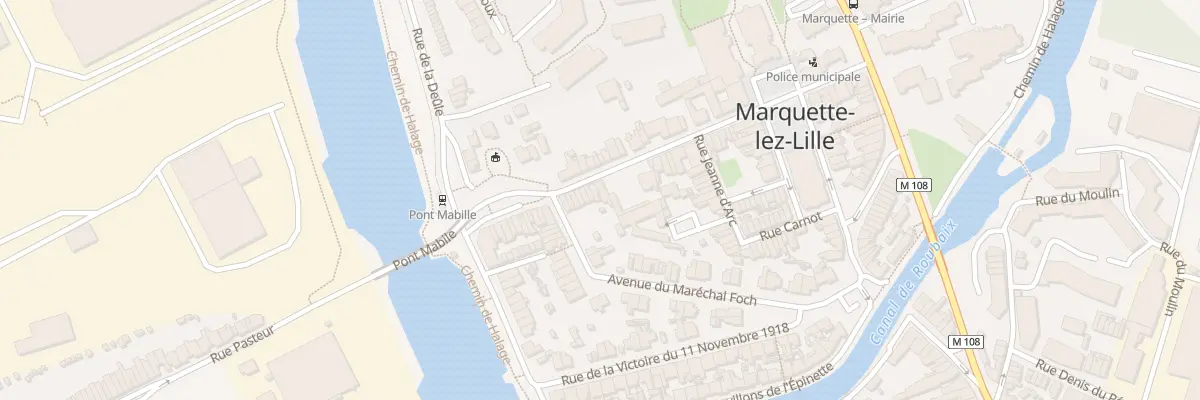 Plan du 27 Rue Martyrs de Resistance à Marquette-lez-Lille