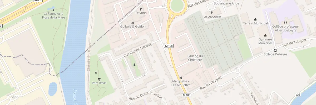 Plan du 75 Rue de Wambrechies à Marquette-lez-Lille