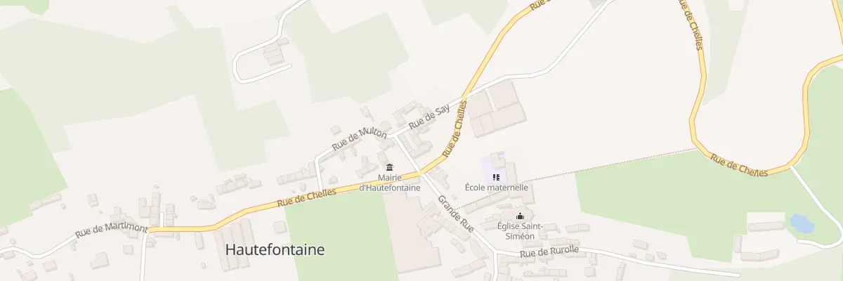 Plan du 4 Rue de Multon à Hautefontaine