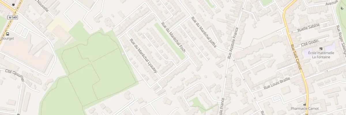 Plan du 5 Rue du Maréchal Foch à Faches-Thumesnil