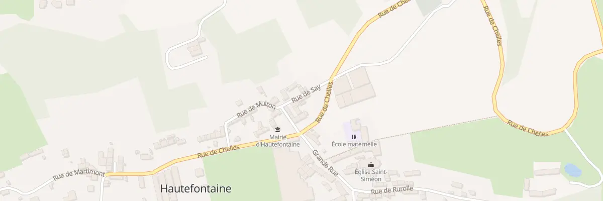 Plan du 4 Rue de Say à Hautefontaine