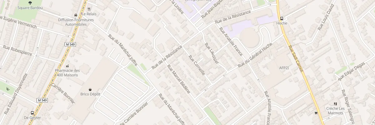 Plan du 6 Rue Corneille à Faches-Thumesnil