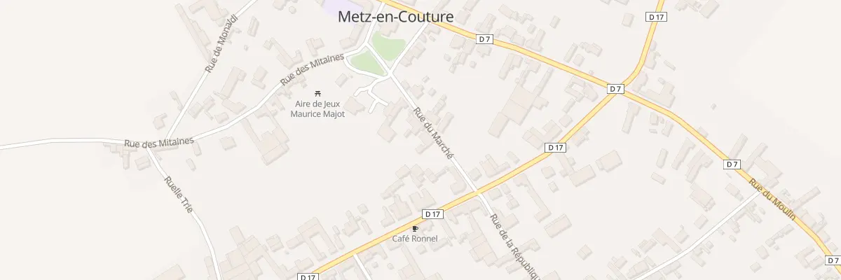 Plan du 6 Rue du Marché à Metz-en-Couture