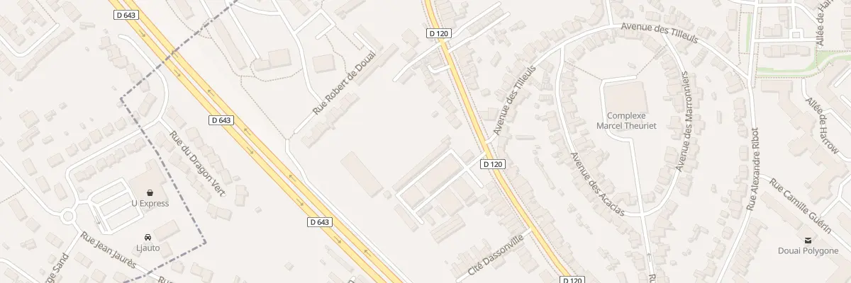 Plan du 367 Rue du Fbg de Bethune à Douai