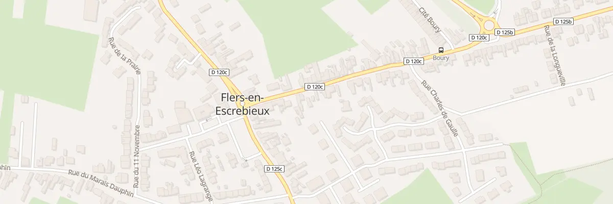 Plan du 6 Rue du Marechal de Lattre à Flers-en-Escrebieux