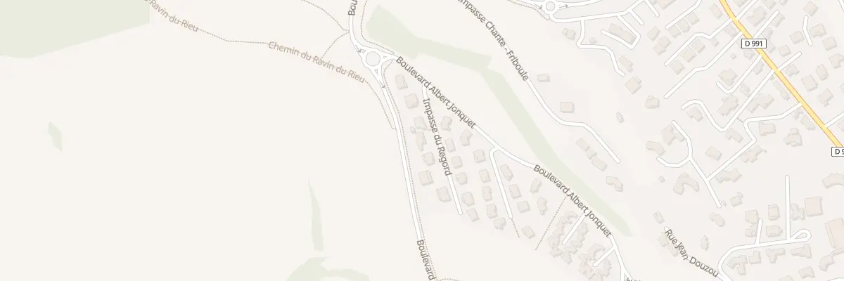 Plan du 76 Imp du Regord à Millau