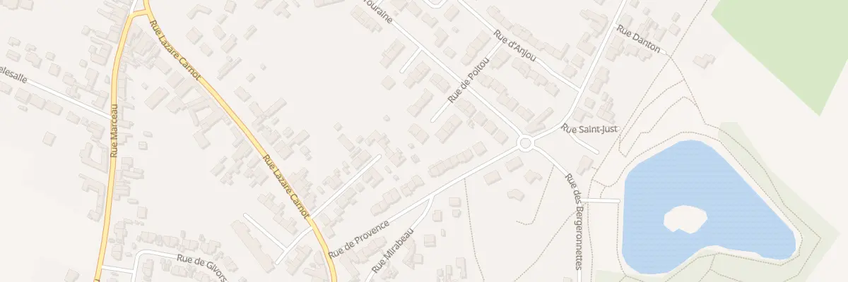 Plan du 2 Rue du Poitou à Leforest