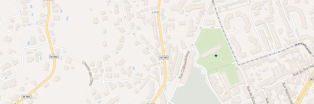Plan du 2 Rue Ernest Renan à Chamalières
