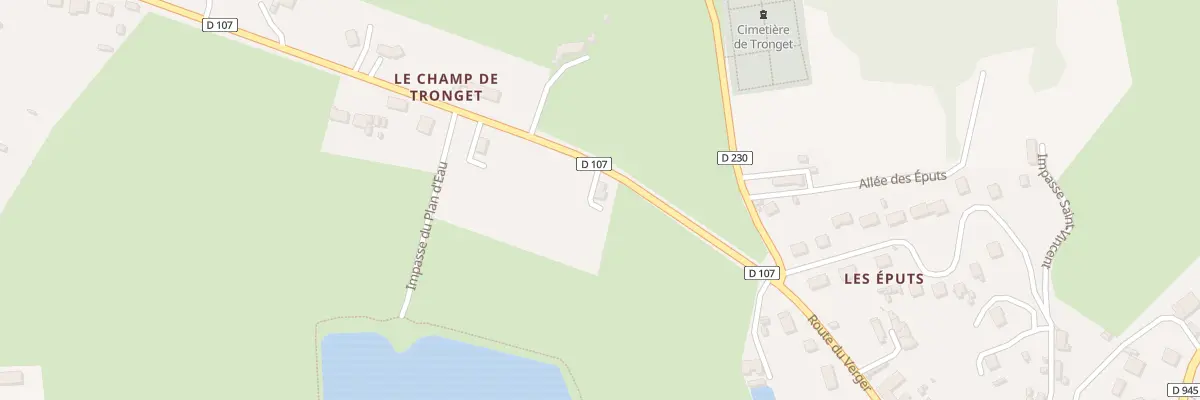 Plan du 149 Rte de la Pise à Tronget