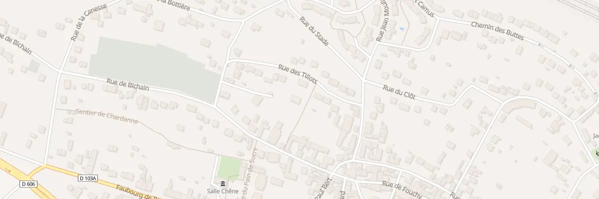 Plan du 8 Rue des Tillots à Villeneuve-la-Guyard