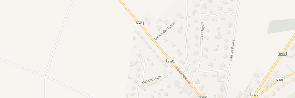 Plan du 17 Rue de Péronne à Ham