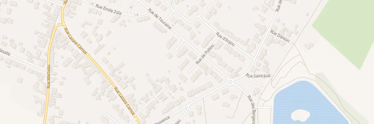 Plan du 7 Rue du Poitou à Leforest