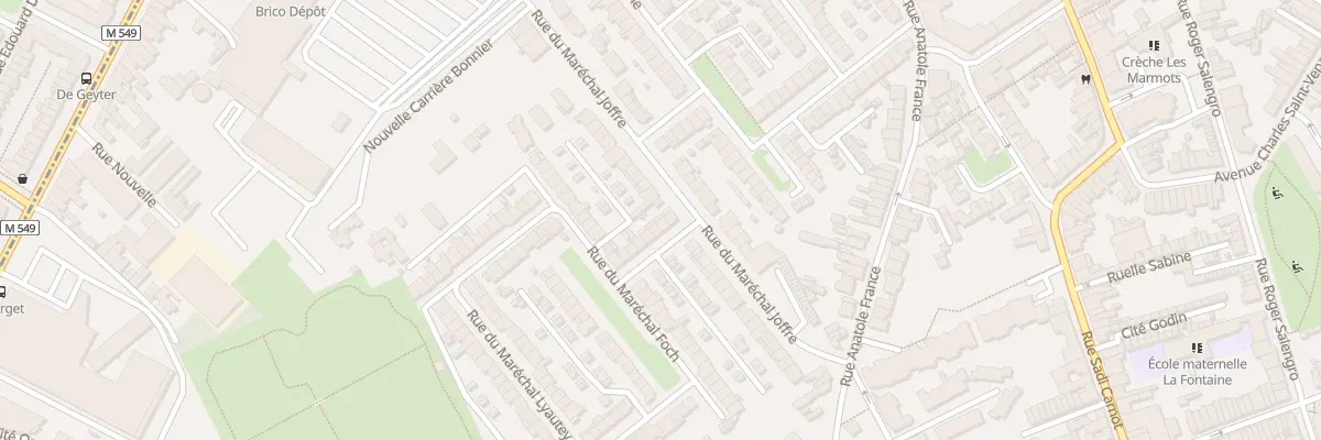 Plan du 4 Rue du Maréchal Fayolle à Faches-Thumesnil