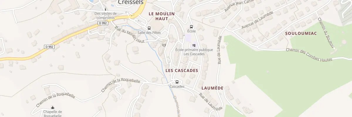 Plan du 18 Av des Cascades à Creissels
