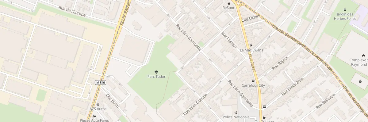 Plan du 52 Rue Henri Ghesquière à Faches-Thumesnil