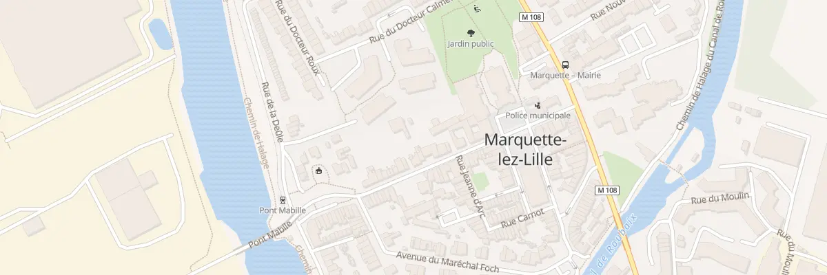 Plan du 32 Rue Martyrs de Resistance à Marquette-lez-Lille