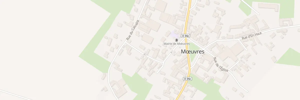 Plan du 8 Ptr La Petite Rue à Mœuvres