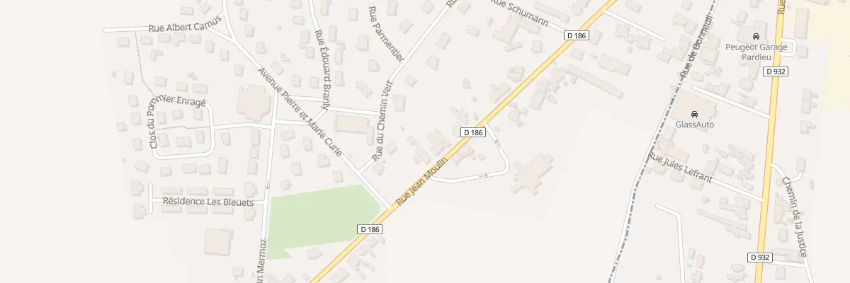 Plan du 60 Rue Jean Moulin à Eppeville