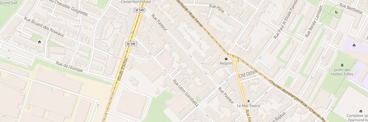 Plan du 71 Rue Pasteur à Faches-Thumesnil