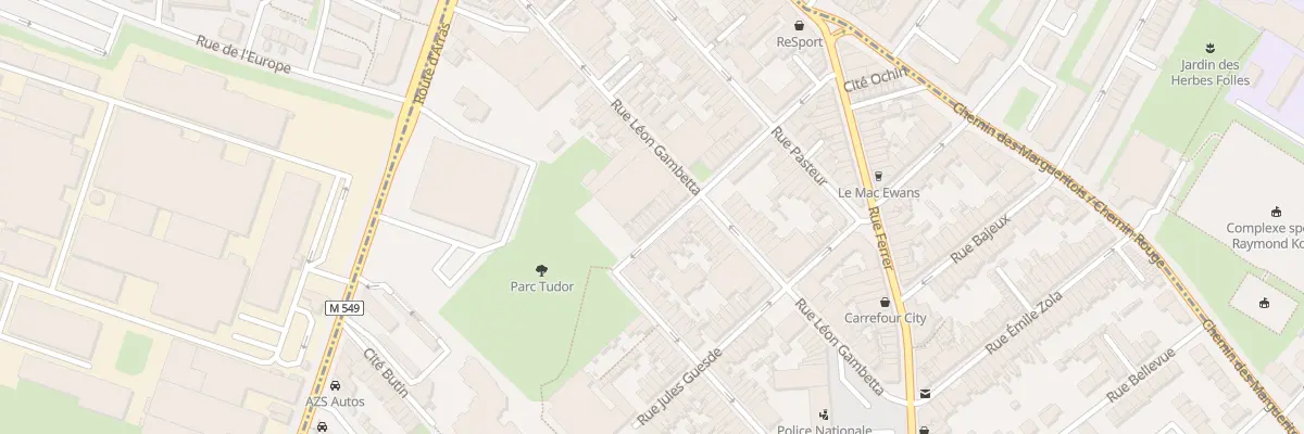 Plan du 46 Rue Henri Ghesquière à Faches-Thumesnil