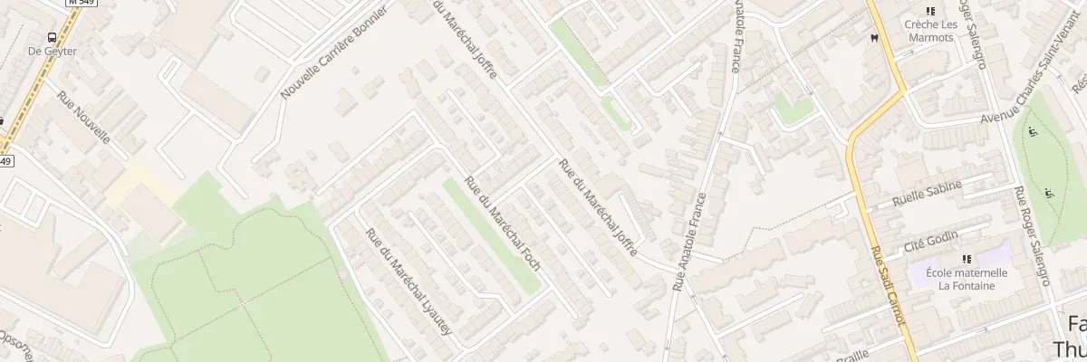 Plan du 31 Rue du Maréchal Joffre à Faches-Thumesnil