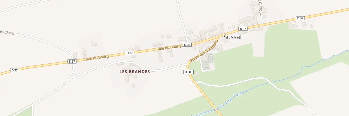 Plan du 5026 Le Bourg à Sussat