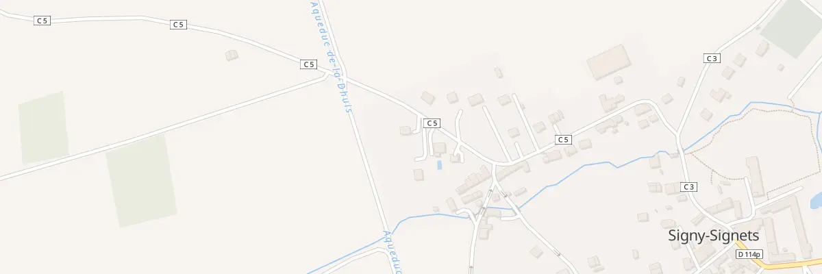 Plan du 7 Rte de Paradis à Signy-Signets