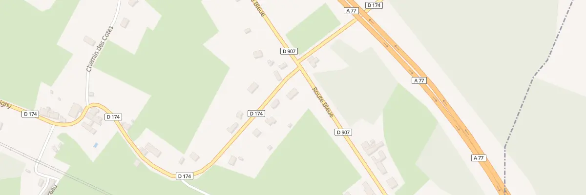 Plan du 1 Rte de Germigny à Tronsanges