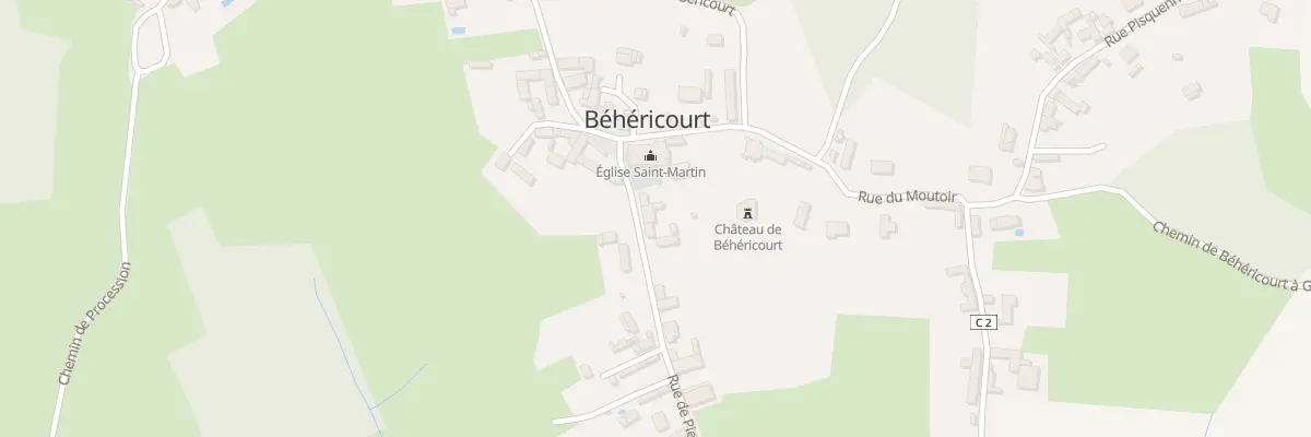 Plan du 57 Rue de Pierre à Béhéricourt