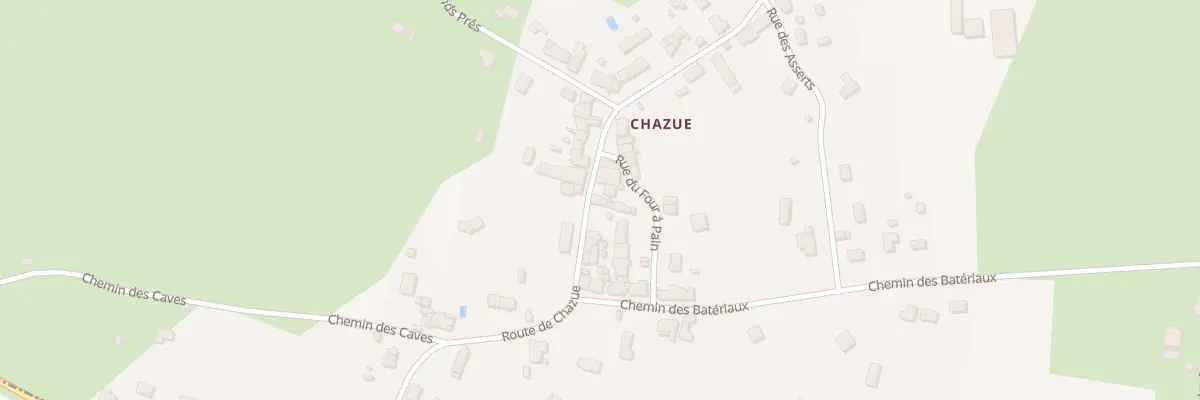 Plan du 1651A Rte de Chazué à Raveau