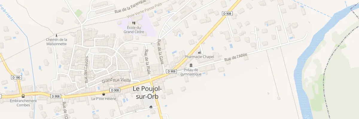 Plan du 9 Rue des Pountils au Poujol-sur-Orb