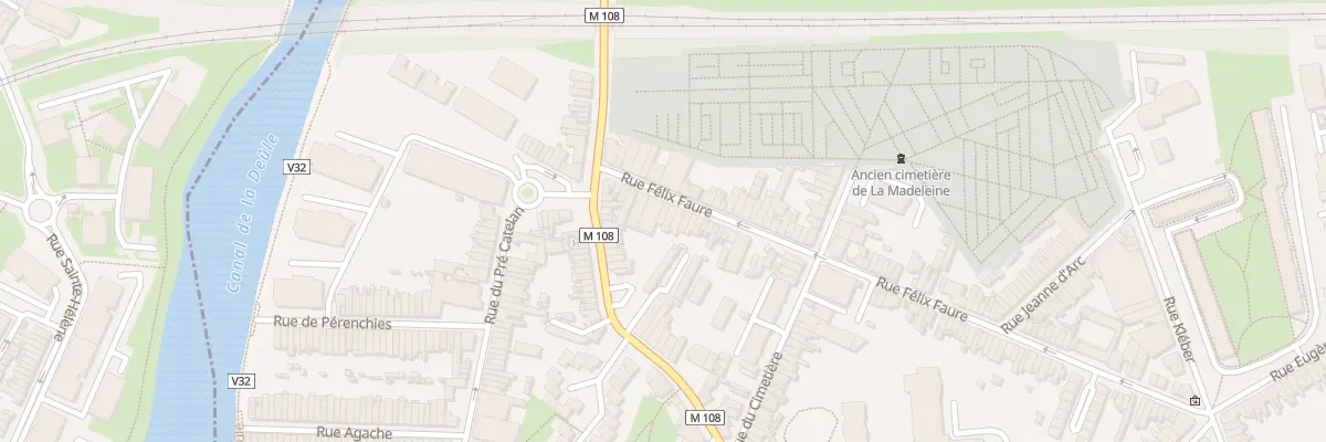 Plan du 136 Rue Félix Faure à La Madeleine