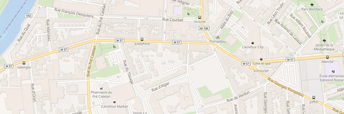 Plan du 45 Rue Roger Salengro à La Madeleine