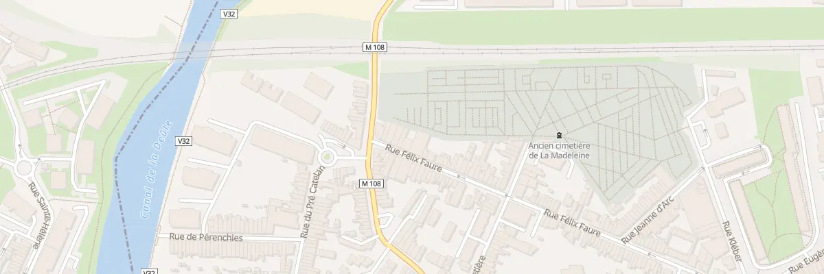 Plan du 117 Rue Félix Faure à La Madeleine