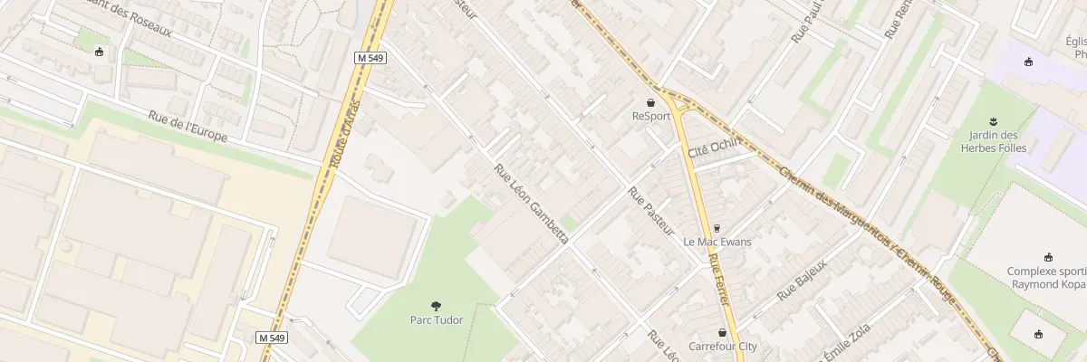 Plan du 52B Rue Gambetta à Faches-Thumesnil
