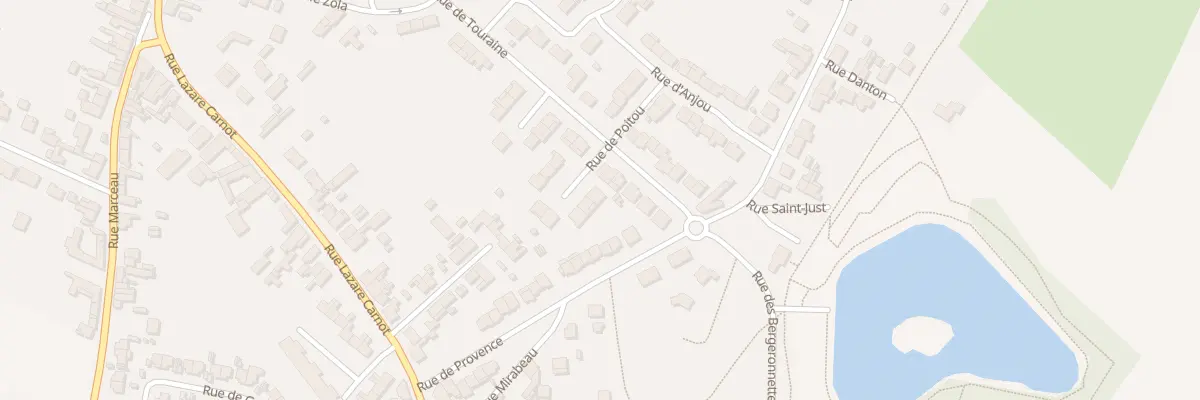 Plan du 8 Rue du Poitou à Leforest