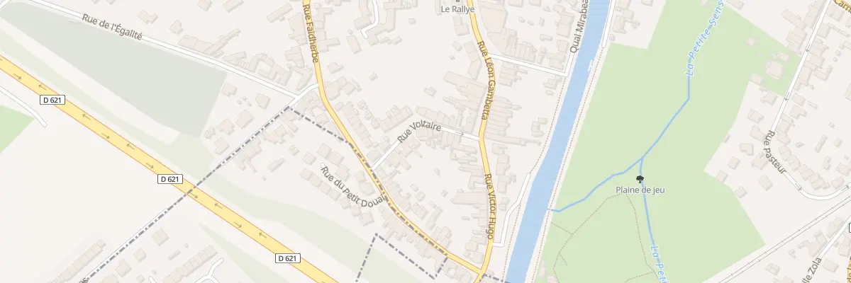 Plan du 15 Rue Voltaire à Lambres-lez-Douai