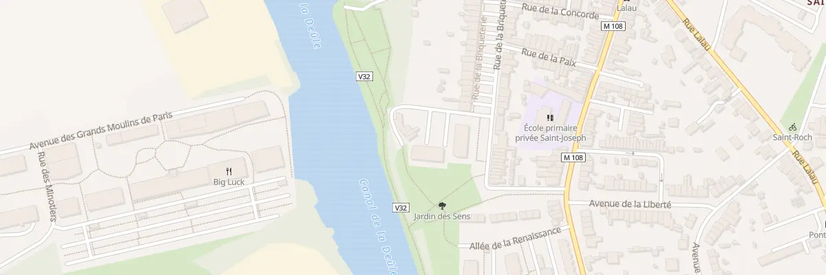 Plan du 11 Rue du Bas de l’Enfer à Marquette-lez-Lille